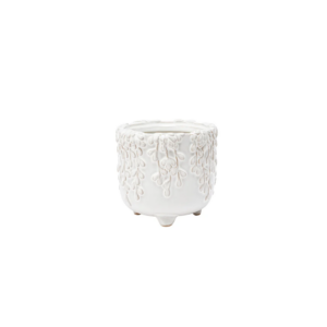 SMALL WHITE VINE PLANTER