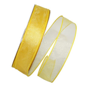 SHEER WIRED DAFFODIL #09 1.5" X 25 YDS