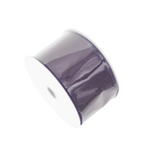 SHEER WIRED EGGPLANT #40 2.5" X 25 YDS