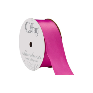 DOUBLE FACE SATIN FUCHSIA #03 7/8" X 25 YDS