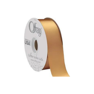 DOUBLE FACE SATIN OLD GOLD #09 1.5" X 25 YDS