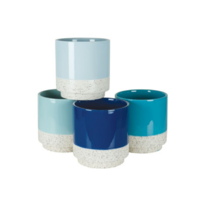 ROUND BAHAMA PLANTER 4 ASST 4.75"