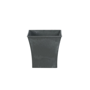 SQUARE RECYCLED HARD PLASTIC H: 7" OP: 6.75" C/12