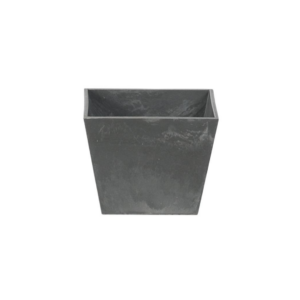 SQUARE, RECYCLED HARD PLASTIC H: 4" OP:4.75" C/24
