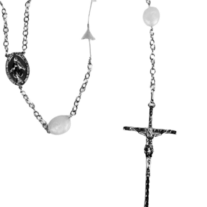 ROSARY ETERNAL 18 CLIPS SMALL CROSS