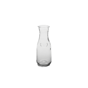 MILK BOTTLE GLASS H:7.75" OP:2"