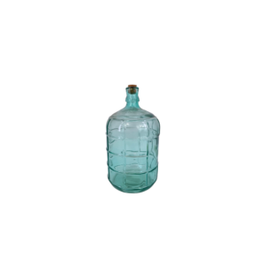 ROUND BOTTLE 10" TURQUOISE