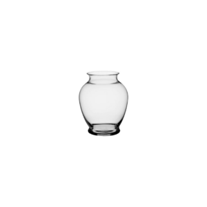 GINGER VASE CLEAR H: 6" OP: 4.5"
