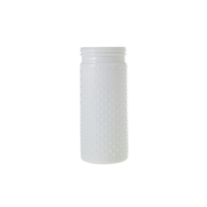 HOBNAIL JAR 4" X 10" WHITE