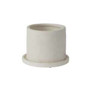 EASTON POT 5.5" X 4.25" WHITE