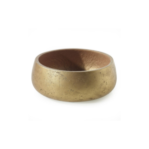 MECCA BOWL 11.5" X 4.5" GOLD