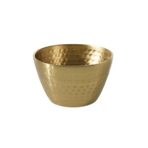 JEMA BOWL GOLD H:2.75" OP:4.5"