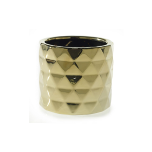 ARCHITECT POT GOLD H:5" OP:5.75"