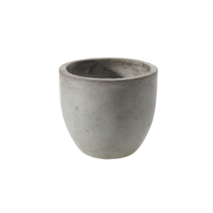 -NEWPORT POT 6" X 5.5" GREY