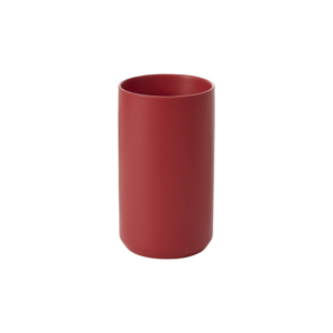 KENDALL VASE 8" X 4.25" RED