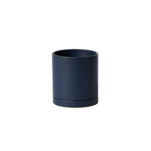 ROMEY POT 4.25" X 4.75" NAVY BLUE