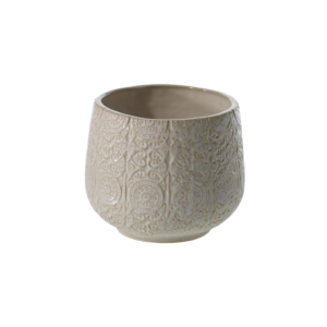 FRANCIS POT 6" X 4.75" WHITE
