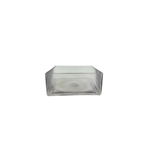BOWL, SQUARE CLEAR H: 4" L: 8" W: 8" C/6