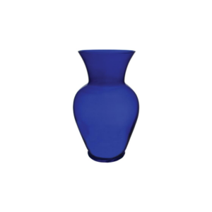 SPRING GARDEN VASE H: 11" OP: 5" COBALT BLUE