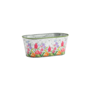 PASTEL WILD FLOWER POT 4" X 5" X 9"