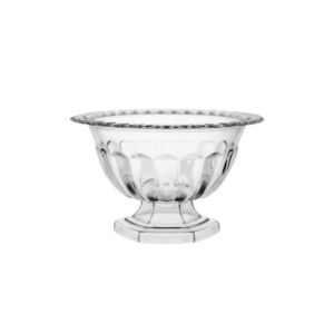 ABBY COMPOTE H:5" OP: 6.5" CRYSTAL