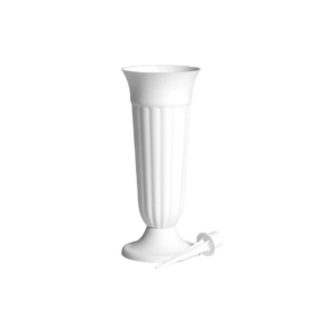 TRINITY URN WHITE H: 10" OP: 4" C/36