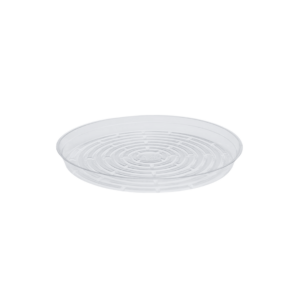 SAUCER 8" CLEAR