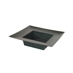 SQUARE ONYX TRAY OP:10.25" H:2.75" (LRG)