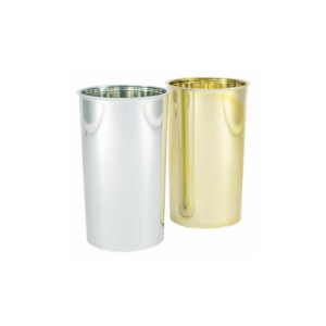 8"TALL GOLD CYLINDER 4"OPENING (PLASTIC)