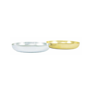 ROUND TRAY, GOLD H:7.5" OP:1.25"