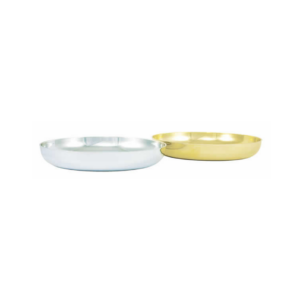 ROUND TRAY,SILVER H:1.25" OP:7.5"