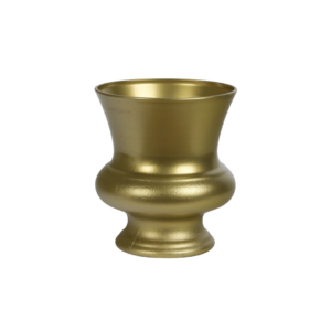 GOLD URN H"8.5" OP:7"