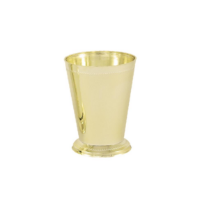 MINT JULEP CUP, GOLD 4.25", 3 3/8" OPENING (PLASTIC)