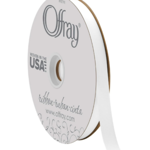 SA RIBBON#3 WHITE 9/16" 100 YD