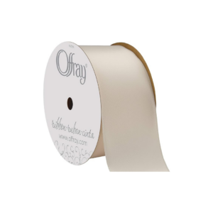 SA RIBBON#40 IVORY 2 1/2" 50YD