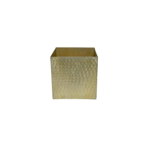 ALUMINUM GOLD CUBE 5"