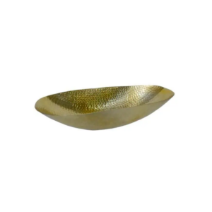 ALUMINUM GOLD OVAL BOAT 22"