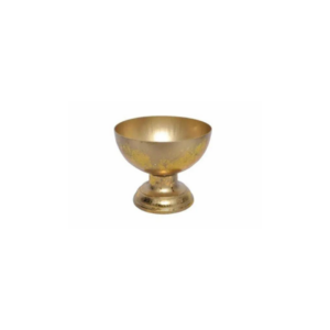 GOLD LEAF URN PEDESTAL BOWL 5.5"