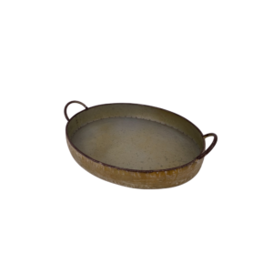 METAL ANT TRAY W/HANDLE LARGE