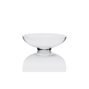 CLEAR BOWL VASE 11"X3.75"X3"